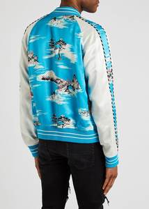 Nuevo diseño personalizado bordado fraternidad griega letra hermandad apliques Logo satén chaqueta 100% poliéster Letterman chaqueta para hombre - Product Image 4