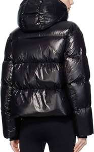 Nouvelle veste matelassée courte élégante pour femmes Doublure matelassée Col à capuche Coupe-vent Fermeture éclair Vestes matelassées courtes d'hiver - Product Image 2