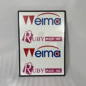 Caja de Luz LED Rectangular Ultra Delgada de 11 mm de Aluminio para Menús de Restaurantes y Exhibición de Pósters con Marco Retroiluminado Súper Delgado y LED Brillante - Product Image 4