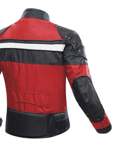 แจ็กเก็ตหนังแท้สำหรับผู้ชายสำหรับมอเตอร์ไซด์เสื้อแจ็คเก็ตมอเตอร์ไซด์หนังแท้ดีไซน์โดดเด่นสำหรับฤดูหนาว - Product Image 6