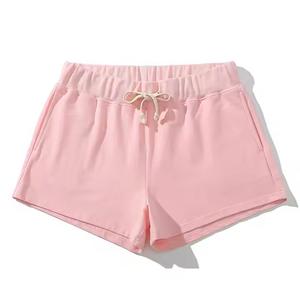 กางเกงขาสั้นผ้าฝ้าย100% ขนแกะเทอร์รี่ขนาด250ก. 3นิ้วสำหรับผู้ชายกางเกงขาสั้นของผู้ชายแบบเย็บปักตามต้องการ - Product Image 2