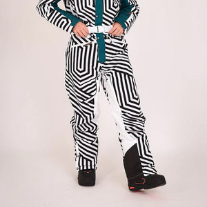 Traje de esquí y snowboard de una pieza impermeable para hombre, de secado rápido y resistente al viento con cierre de cremallera, monos transpirables - Product Image 4
