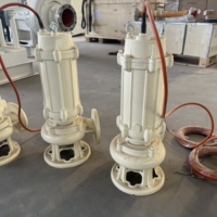Bomba Centrífuga Sumergible para Aguas Residuales de Hierro Fundido de Alta Resistencia BEE, Trifásica, 50/60Hz, Alta Presión, 3 HP, Conexión por Brida, Galvanizada en Caliente