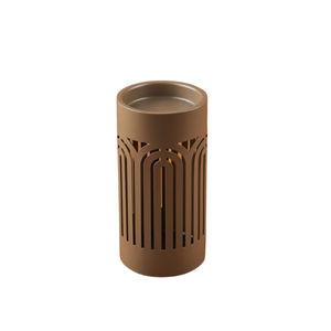 Brûleur d'encens rond personnalisé au design moderne, diffuseur d'aromathérapie pour la décoration intérieure, parfumée, Bakhoor arabe du Moyen-Orient - Product Image 4
