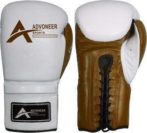 Custom Logo MMA <b>Gloves</b> Leather Boxing Training <b>Gloves</b> <b>Moisture</b> Wicking Breathable for Closure Adult Use - Product Image 5