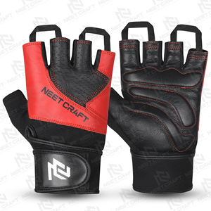 Gants d'haltérophilie en cuir de style unique de marque de distributeur personnalisés à vendre à des prix raisonnables dans différentes tailles - Product Image 1