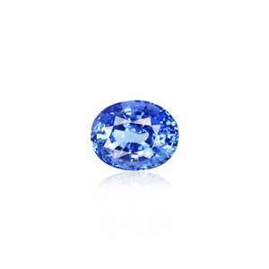Zafiro Azul Suelto de 3.50 Quilates, Facetado, Calibrado, Color Azul Real, Tamaño 10mm, Tratado Térmicamente, Altura de 8mm y 6mm - Product Image 1