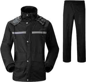 เสื้อกันฝนกันน้ําน้ําหนักเบาขายส่งชุดกันฝนผู้ชายอย่างยั่งยืนพร้อมการบรรจุที่กําหนดเองและบริการ oem สี - Product Image 4