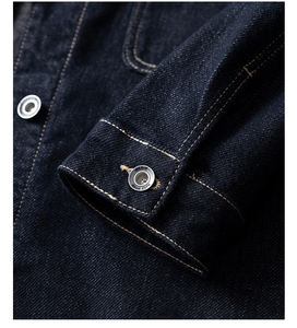 Mode 2025 automne nouvelle veste en jean hommes lâche à la mode vêtements de travail veste décontractée Denim chemise veste - Product Image 5