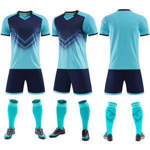 Conjunto de uniforme de fútbol Venta caliente Transpirable de alta calidad 100% Poliéster Ropa de fútbol personalizable - Product Image 5