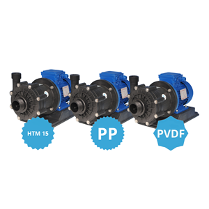 Pompe centrifughe a trascinamento magnetico di alta qualità modello ht2 15 PP PVDF con motore 1,1 kw, 1,5 o 2.2kw realizzate con pompa dell'acqua in plastica - Product Image 1