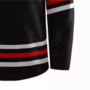 Maillot de hockey sur glace respirant, très demandé, qualité supérieure, 100 % polyester, vêtements de sport avec couleur et logo personnalisables - Product Image 6