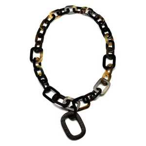 Collar elegante de cuerno de búfalo natural para mujer con cordón ajustable y tamaño personalizado con la mejor calidad - Product Image 3