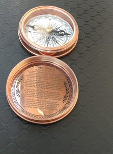 Brújula de Bolsillo Náutica de 1920, Artículo Decorativo, Cobre Antiguo, Latón Marino, 2 Pulgadas, Decoración para el Hogar de Creativity Solutions - Product Image 5