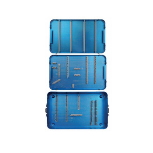 Contenedor de Instrumentos para Clavos Intramedulares Humerales, Bandeja Quirúrgica para Autoclave, Acero Inoxidable, Manual, 442x270x165 MM, Pentax Medic - Product Image 2