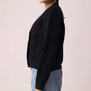 Pull tricoté en coton respirant pour femme, modèle 2026, de haute qualité, chaud, avec logo, vente en gros - Product Image 2