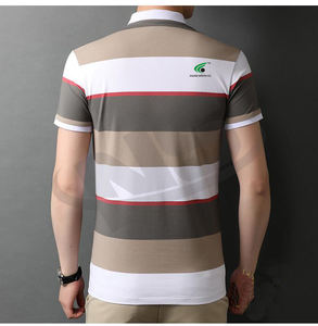 Polos unis et imprimés de haute qualité pour hommes, polos à manches courtes, design personnalisé, style tendance, meilleur prix approvisionnement OEM - Product Image 4