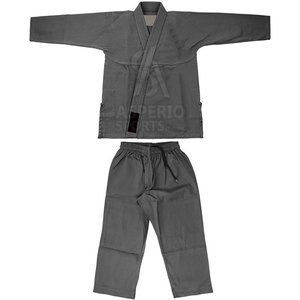Costumes de Jiu Jitsu de couleur vierge unie pour hommes avec logo personnalisé - Product Image 1