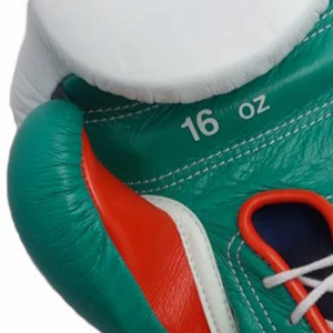 Guantes de Boxeo Winning con Cordones, Blancos, Verdes y Rojos, de Cuero Genuino, para Entrenamiento Profesional y Sparring, 8oz, 10oz, 12oz, 14oz, 16oz - Product Image 6