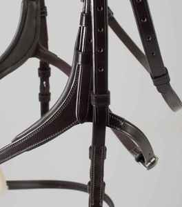 Bride de cheval en cuir robuste 2026 avec design de selle anglaise, parfaite pour l'équitation en plein air, équipement équestre, OEM personnalisé - Product Image 6