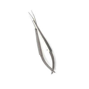 Ciseaux Vannas en acier inoxydable avec logo personnalisé de haute qualité Poignée à ressort manuelle Utilisation chirurgicale Durable Réutilisable Garantie de 2 ans - Product Image 3