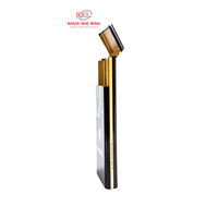 Étui à cigarettes rectangulaire noir de luxe moderne en plastique Vinataba OEM/ODM, kit d'accessoires pour fumeurs, tubes à cigares, briquet, coque à clapet