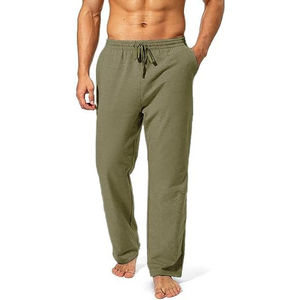 Pantalones Deportivos de Diseñador para Hombre, 100% Algodón, Bordado Personalizado, Cintura Elástica a Media Cintura, Estilo Casual, Pierna Recta, Pana - Product Image 5