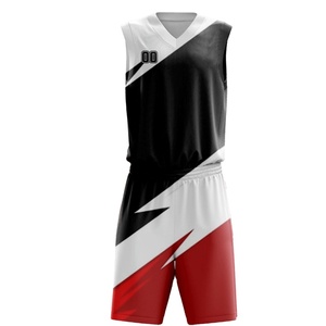 Uniforme de Baloncesto Estampado Resistente, Tela Ligera y Resistente, Ajuste Cómodo, Diseño Flexible, Antibacteriano, Absorbe la Humedad - Product Image 1