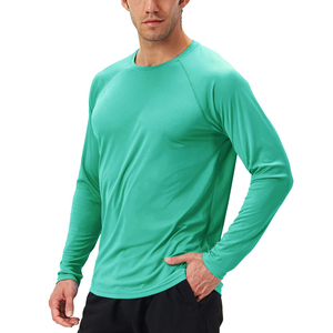 Ropa de playa de verano al por mayor Top Men's Rash Guard Camisas de manga larga UV Sun Gym Wear Tee Collection Choice Rash Guards OEM - Product Image 2