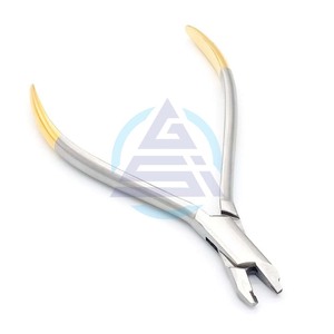 Alicates de gancho crimpables TC, alicates de ortodoncia Dental, herramientas de instrumentos para fijar gancho de crimpado, arco de flexión de alambre de laboratorio de dentista - Product Image 1
