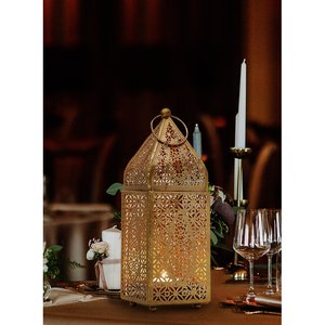 Linternas marroquíes hechas a mano con diseños intrincados para iluminar su hogar con calidez, elegancia y encanto atemporal - Product Image 3