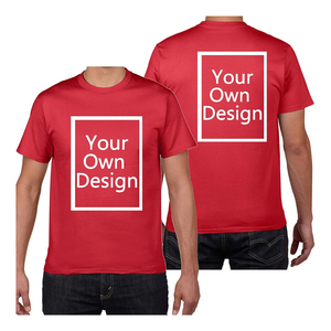 Camiseta de algodón GSM 220 de alta calidad para hombre, ropa de calle de manga corta con impresión de logotipo personalizado, último diseño, patrón sólido - Product Image 4