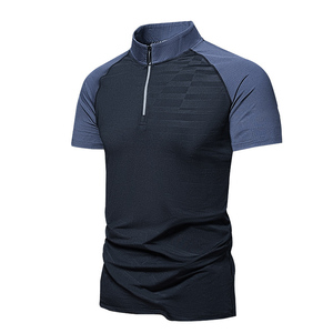 2025 nouveauté lambrissé Sublimation quart Zip hommes pour Polo T-Shirts toile Golf pour Polo chemise avec broderie Logo imprimer P - Product Image 3