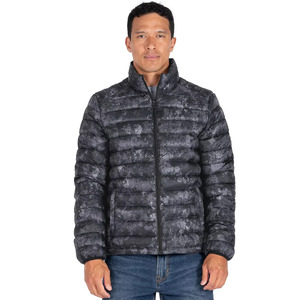 Chaqueta de Invierno Acolchada de Alta Calidad con Cuello Alto, Personalizable, de Doble Cara, Transpirable, Estilo Urbano, Brillante para Hombre - Product Image 1