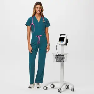 Personnaliser One Piece Scrubs Combinaisons Medic Scrubs Uniformes Infirmières Uniformes Hôpitaux Fabricants