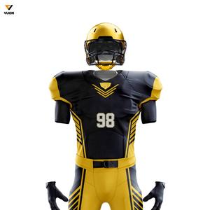 ชุดกีฬาอเมริกันฟุตบอลสำหรับเยาวชนชุดเล่นกีฬาพิมพ์ซับลิเมชันระบายอากาศสำหรับผู้ชาย - Product Image 2