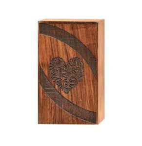 โกศไม้เผาศพสำหรับผู้ใหญ่ชายและหญิงโกศตกแต่งงานไม้สไตล์อเมริกันที่ทันสมัยทำด้วยมือคุณภาพเยี่ยม - Product Image 1