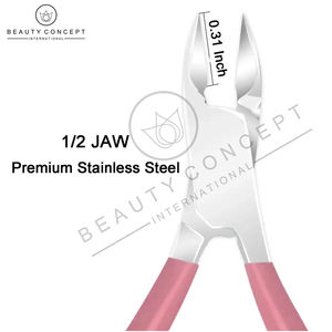 Professional Cuticle Trimmer with Cuticle Pusher Nail Cuticle Remover Nipper Silver Stainless Steel Sharp Blades Manicure Tools - Product Image 6