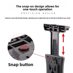 Pince de téléphone extensible bidirectionnelle Kario, pince à double usage avec rotule pour une utilisation horizontale et verticale, pince universelle pour trépieds, Co - Product Image 2