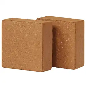 Bloques EC bajos de turba de Coco de 5kg de alta calidad para jardinería comparando precios de bloques de turba de Coco de 5kg de fabricantes indios