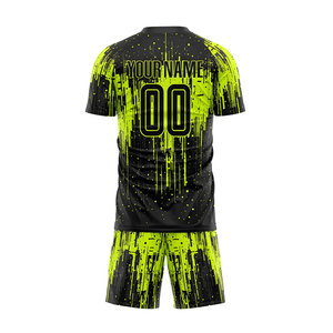 เสื้อฟุตบอลแชมเปี้ยนส์ลีกแบบสั่งทำพิเศษสำหรับทีม จำนวน 24-25 ตัว พร้อมโลโก้สำหรับสร้างเอกลักษณ์ทีม ชุดฝึกซ้อมฟุตบอลสำหรับผู้ใหญ่ ผลิตจากผ้า 100% ขายส่ง - Product Image 3