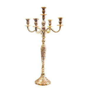 Home & Wedding Decorate Aluminum <b>Candelabra</b> in 5 Arms Silver Finished Best Wholesale Prices for Tabletop Decorate & Restaurants - Product Image 2