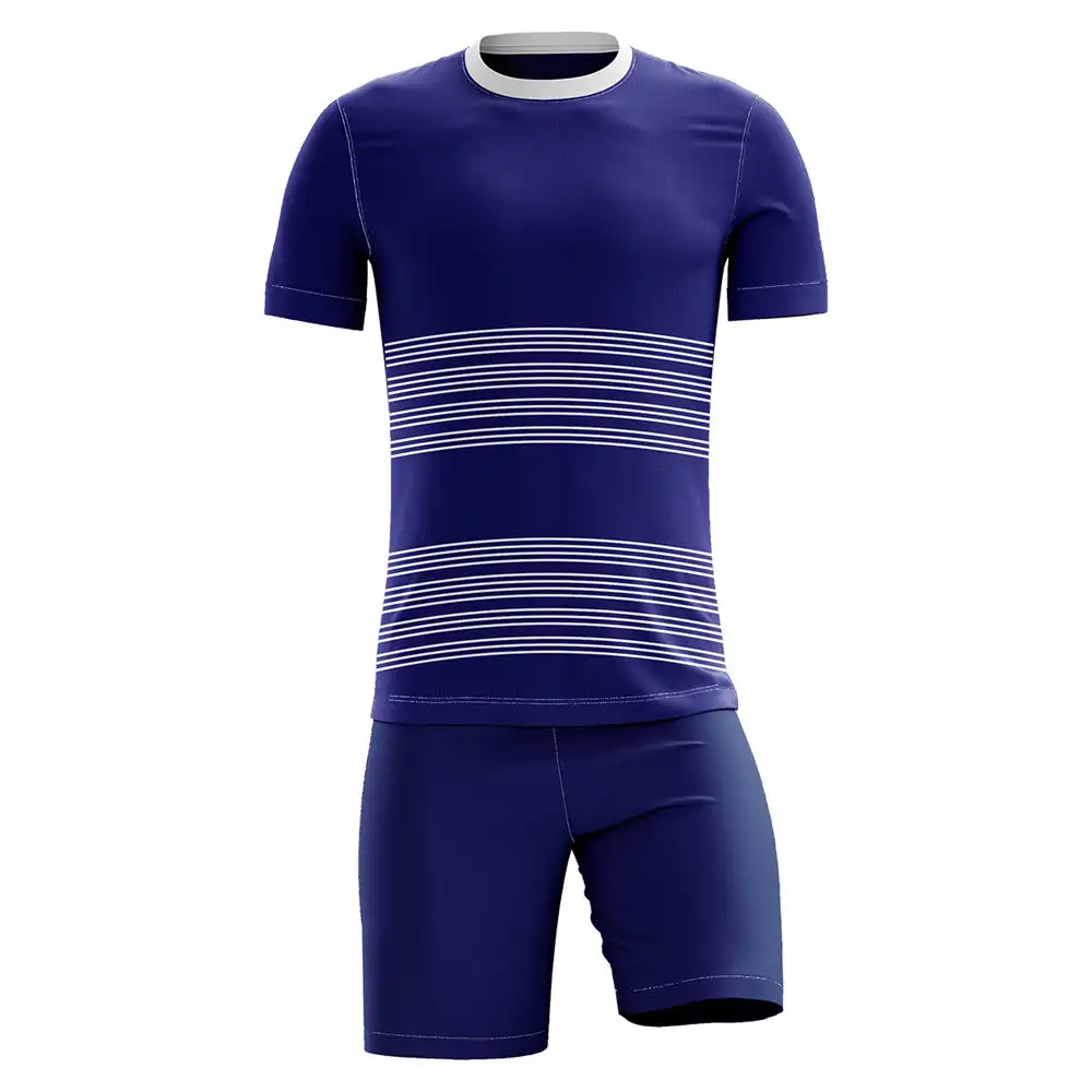 New Sports Clothing Soccer Uniform Custom Logo Sports Uniform Sets High Quality Football Jersey and Shorts