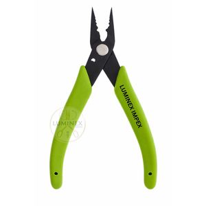 Pince à sertir pour bijoux en acier inoxydable robuste, poignée noire, outil de sertissage 4-en-1, outil de perlage, outil manuel de précision professionnel - Product Image 6