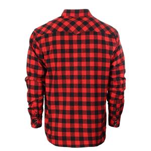Chemises de moto entières 100% coton chemise hommes chemises en flanelle moto équitation protégée - Product Image 2