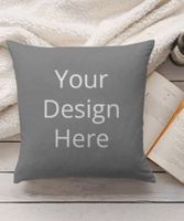 Housse de coussin carrée pour la maison décorer la housse de coussin en coton à la housse de coussin en coton respirant imprimé personnalisé élégant