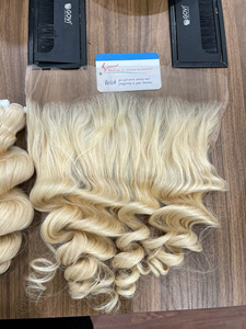 Producto popular Extensiones de cabello rubio Onda suelta Cutícula alineada Cabello vietnamita para venta al por mayor - Product Image 3