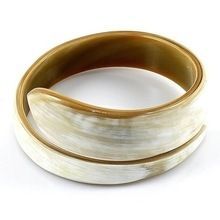 Puños, brazaletes y pulseras de cuerno de búfalo natural FASHION hechos de cuerno de búfalo real, disponibles en una variedad de - Product Image 3