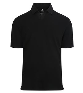 Chemises polo pour hommes grandes tailles, respirantes, séchage rapide, anti-boulochage, écologiques, motif uni, impression par sublimation, manches courtes - Product Image 4