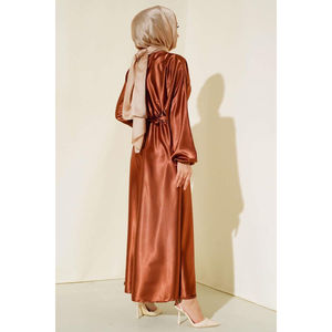 Nouvelle saison vêtements islamiques d'hiver pour femmes robe Abaya caftan tunique Dubaï mode islamique musulmane robes islamiques de fabrication turque - Product Image 3